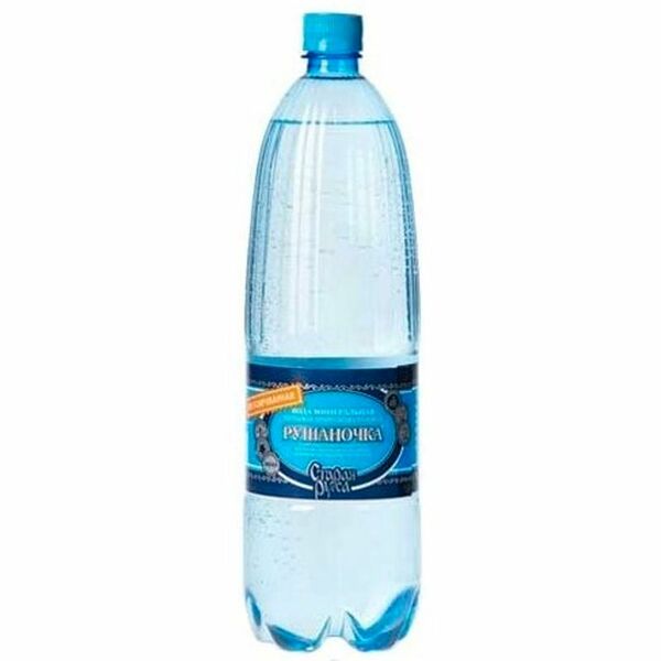 Вода питьевая Рушаночка минеральная газированная 1.5л