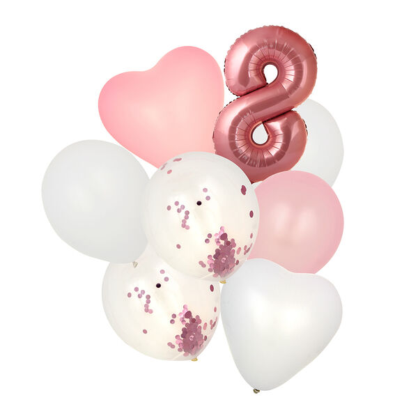 Fntastic набор воздушных шаров, 7 шт, шар цифра 8 фольга 32