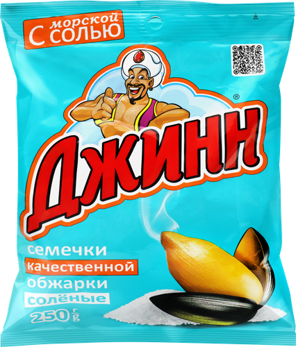 

Семечки Джинн жареные соленые 250 г