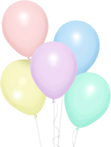 Шары воздушные Пакетико пастель 10шт