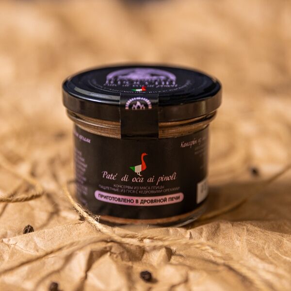 Паштет гусиный с кедровыми орехами, Итальянец в России