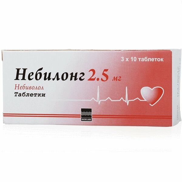 Небилонг таблетки 2.5 мг 30 шт