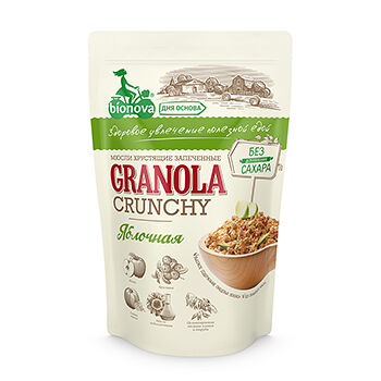 Мюсли запечённые Bionova яблочные