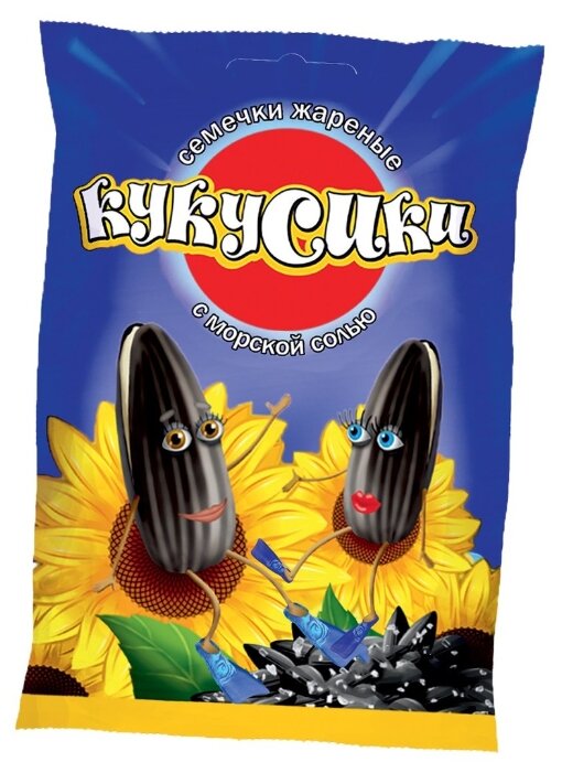 

Семена подсолнечника Кукусики жареные с морской солью, 100 г