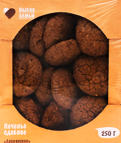 Печенье сдобное Выбор семьи Дворянское
