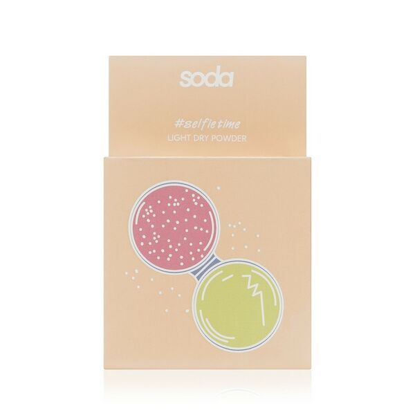 Пудра для лица Soda Light Dry Powder #selfietime 104