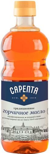 Масло горчичное Сарепта нерафинированное, 500мл
