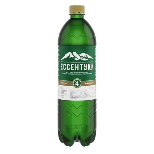 

Вода минеральная Ессентуки №4 газированная 1 л