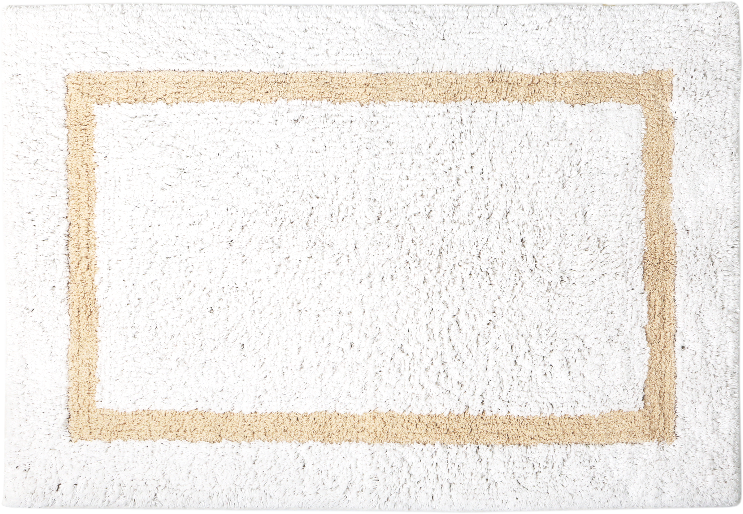 

Коврик для ванной Homeclub Bella 60x90см, белый, бежевый Арт. AA-r03