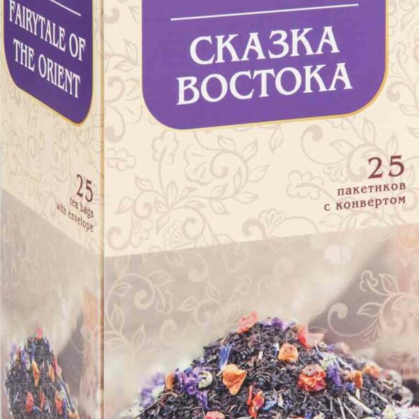 Чай чёрный Азерчай Сказка Востока, 25 × 1.8 г