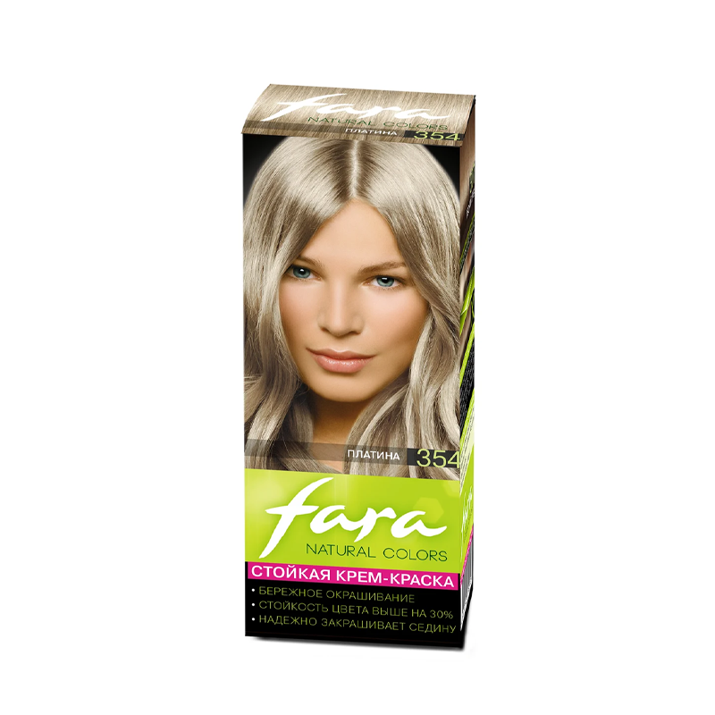 

Крем-краска для волос Fara Natural Colors 354 Платина