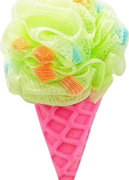 Мочалка Dolce Milk мороженое розовая зеленая 45г