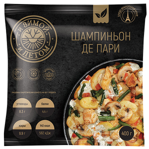 Шампиньон И зимой и летом Де пари с курицей 400 г