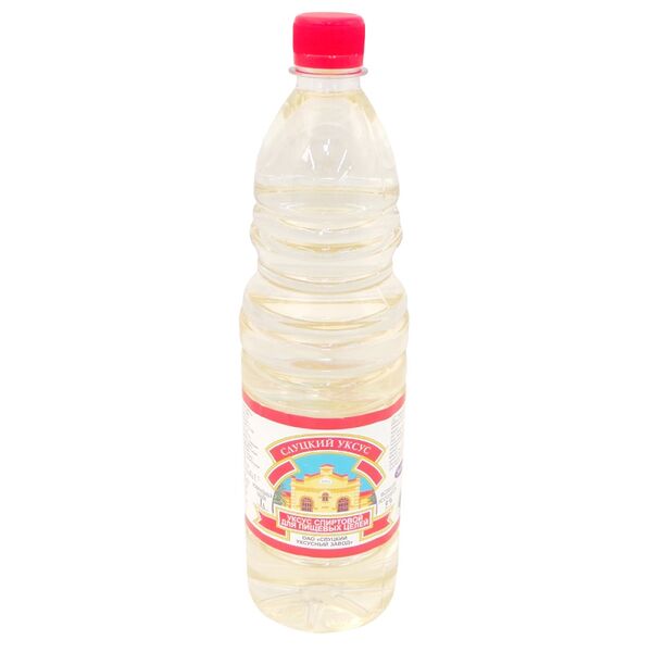 Уксус спиртовой нат.9% пищ. Слуцкий укс.завод п/э вес 1л