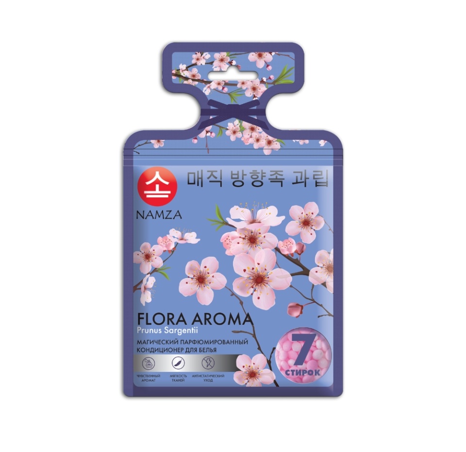 

Кондиционер для белья Namza Сакура, в растворимых капсулах 6 г х 7 шт