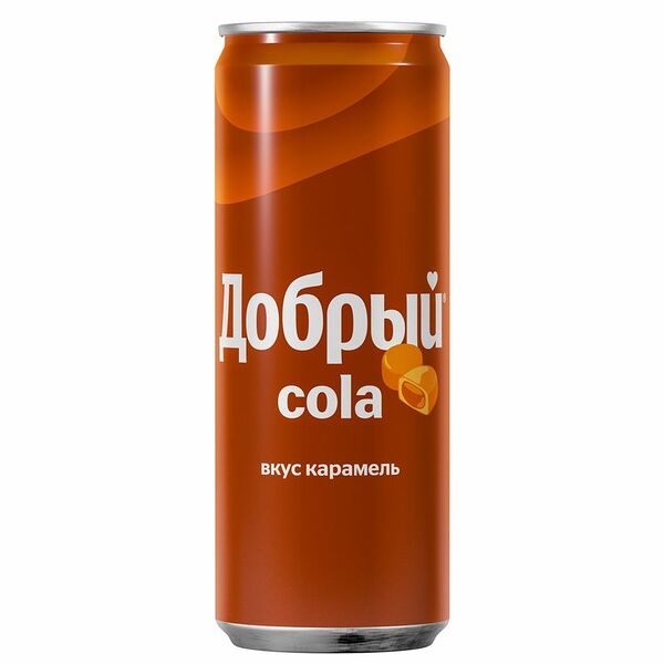 Напиток газированный Добрый cola безалкогольный с карамелью 250 мл