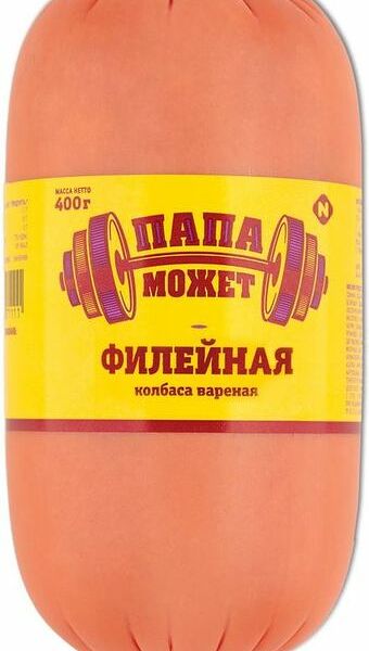 Колбаса Папа может Филейная вареная 400г