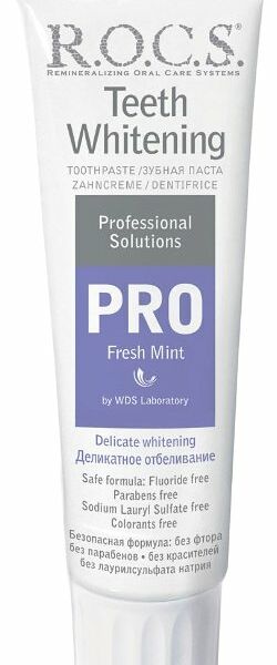 Зубная паста R.O.C.S Pro Деликатное отбеливание свежая мята
