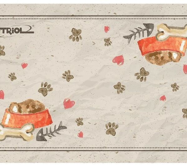 Triol Коврик под миску «Косточки» MB06 43 х 28 см.