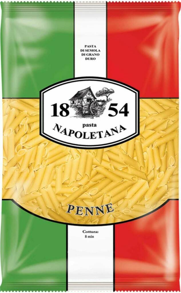 

Макароны PASTA NAPOLETANA Перья, группа А 400 г