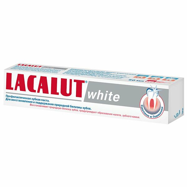 Паста зубная Lacalut 50 мл white профилактическая