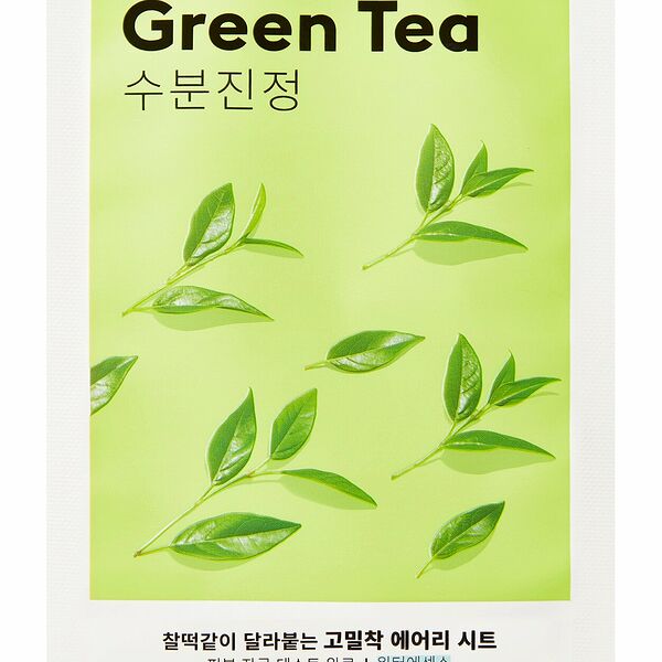 MISSHA Airy Fit Маска для лица с экстрактом зеленого чая для сухой кожи успокаивающая,19 г