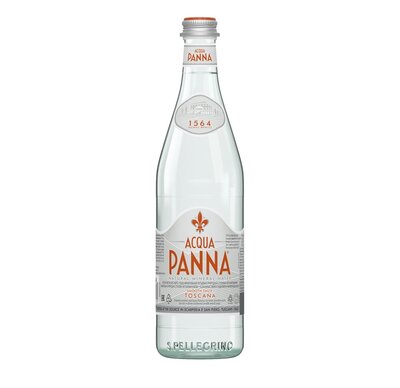 Вода минеральная Аква Панна (Acqua Panna) негазированная стеклянная бутылка 0.75 л