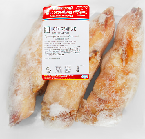 Ноги свиные МК ЧАЙКОВСКИЙ зам, вес до 1.0кг