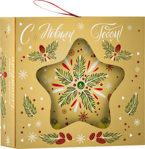 

Подарочный набор Звезда Напиток чайный Глинтвейн, ж/б