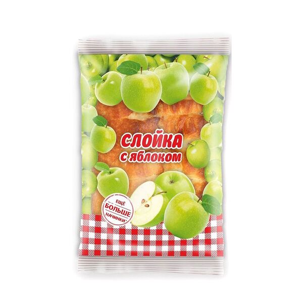 Слойка Юг Руси с яблоком