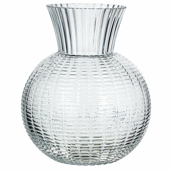 Ваза, 16х16х20 см, кувшин, стекло, бесцветный прозрачный