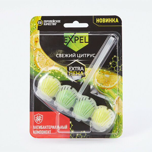 Чистящее средство Expel для унитаза «Свежий цитрус», 50 гр