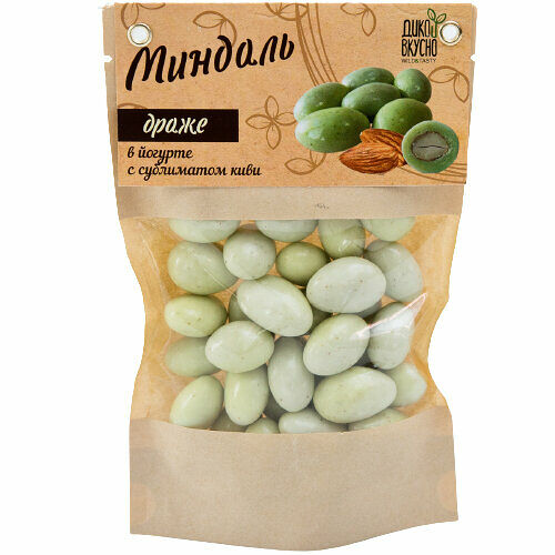 Драже Миндаль в йогурте с сублимированным киви ТМ Дико Вкусно