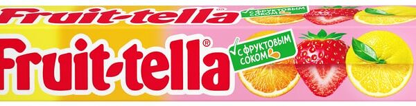 Жевательные конфеты Fruittella Ассорти клубника апельсин лимон 41г
