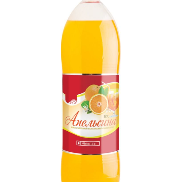 Напиток Апельсин сильногазированный, 1,5 л