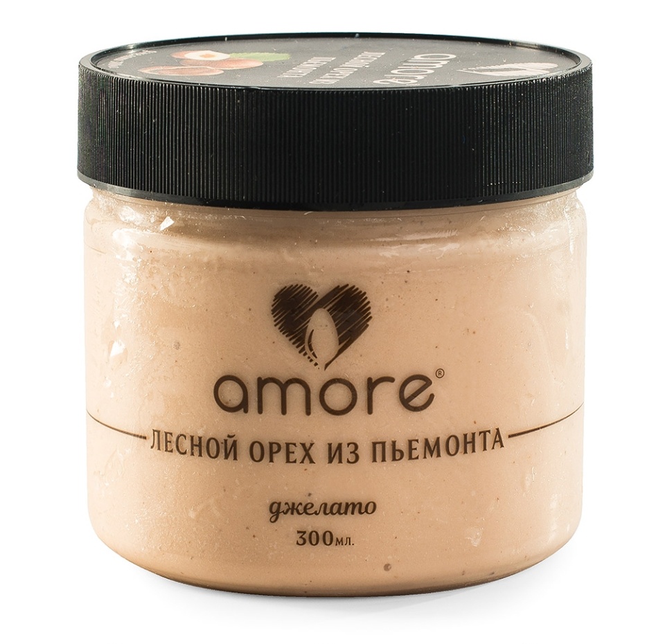 

Мороженое молочное Amore Лесной орех из Пьемонта БЗМЖ 300 мл