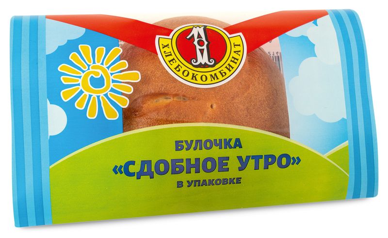 

Булочка сдобная Первый хлебокомбинат Сдобное Утро 60 г