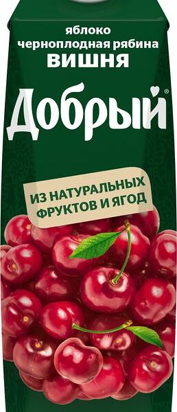 Нектар Добрый Яблоко вишня и черноплодная рябина