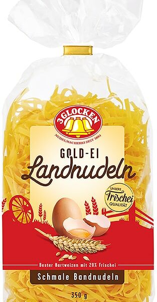 Лапша 3 Glocken Мелкая Ge Schmale Bandnudeln 350г