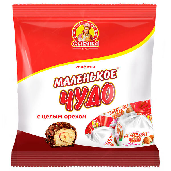 Конфеты маленькое чудо 206г сливочные пакет Славянка