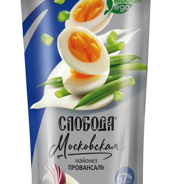 Майонез Слобода Московская Провансаль 67%, 400 мл