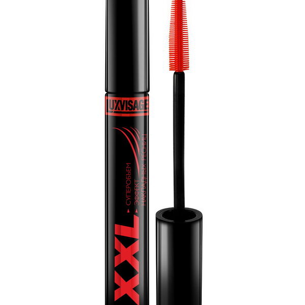 Тушь для ресниц LUXVISAGE XXL 9г  Суперобъем - Эффект накладных ресниц LUXVISAGE вес 9г