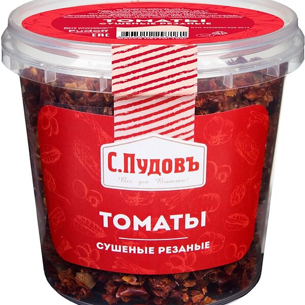 Приправа С.Пудовъ Томаты сушеные резаные 100г