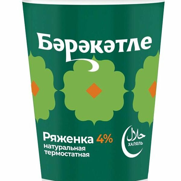Ряженка Бэрэкэтле термостатная 4% 300 мл