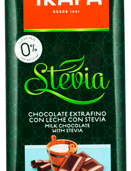Шоколад молочный TRAPA со стевией