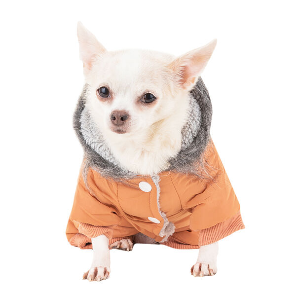 Комбинезон Petmax с карманами для собак S оранжевый (девочка)