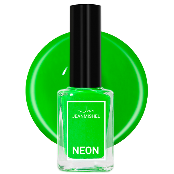Лак для дизайна ногтей Jeanmishel Neon т.332 Green 6 мл