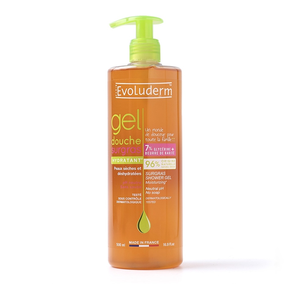 

Гель для душа Evoluderm Surgras увлажняющий, 500 мл