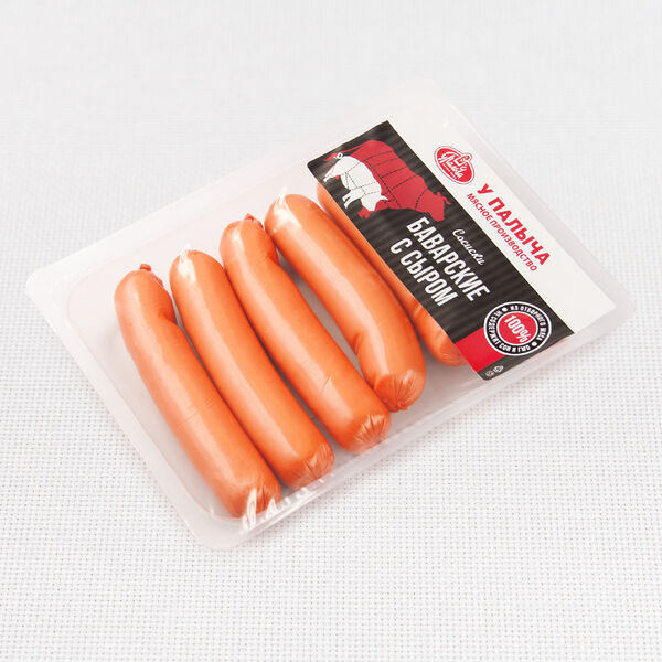 Сосиски Баварские с сыром 300 г