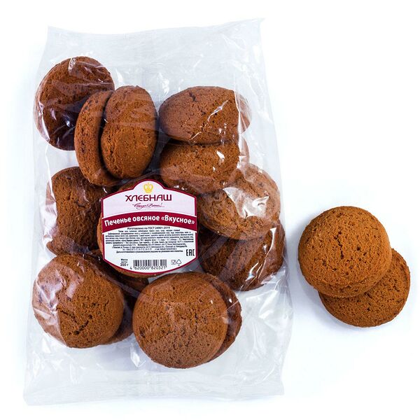 Печенье Хлебнаш Вкусное овсяное 350 г